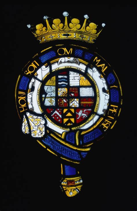 Coat of Arms of John Dudley (died 1553), Duke of Northumberland From ...