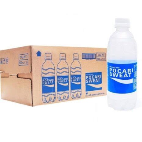 Pocari Sweat Ion Supply Soft Drink Bottle 500ml – Pack of 24- Rehydrate ...