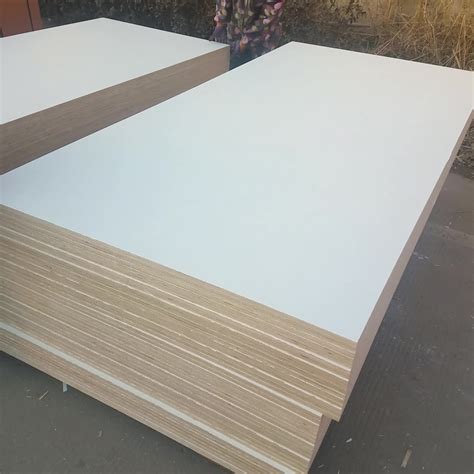 18mm White Melamine Laminated Plywood Price Coloured Plywood Sheet ...