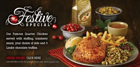 Swiss Chalet: The Festivie Special is Back - Hot Canada Deals Hot ...