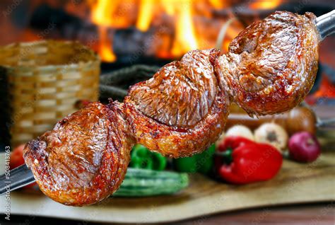 Picanha, traditional Brazilian barbecue. Stock Photo | Adobe Stock