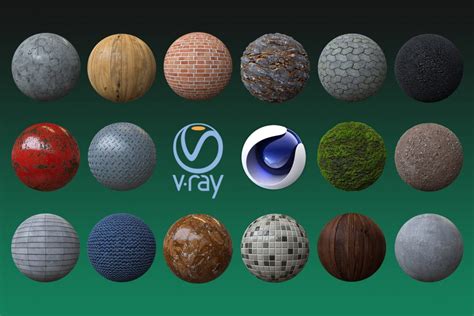 V-Ray Material Packs for Cinema 4D - MOTION SQUARED