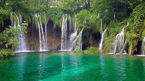 Plitvice Lakes Waterfalls Vibrant - Skye Travels