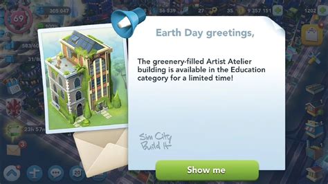 SimCity BuildIt Earth Day greetings 2023 - A Must-Have Building! - YouTube