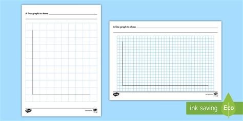 Line Graph Template Worksheet / Activity Sheet - handling data