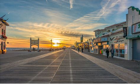 Ocean City, NJ boardwalk | Ocean city boardwalk, Ocean city nj, Ocean city