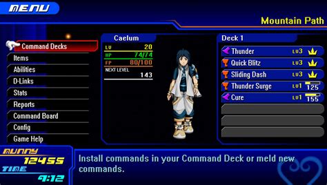 KH BBS OC Menu Screen by Acquia on DeviantArt