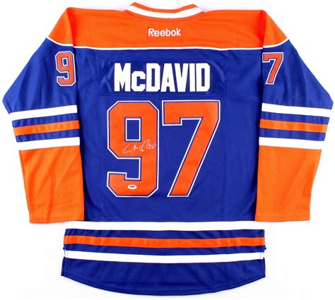 Connor McDavid Signed Oilers Jersey (PSA COA) | Pristine Auction