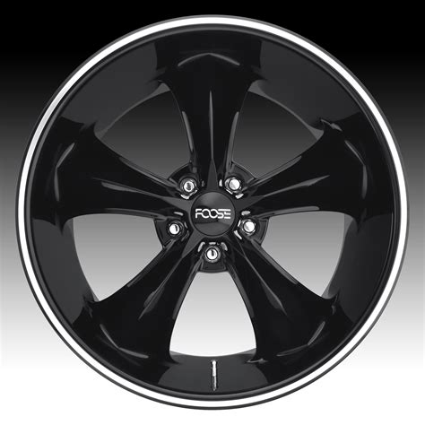 Foose F104 Legend Gloss Black Custom Wheels Rims - F104 / Legend ...