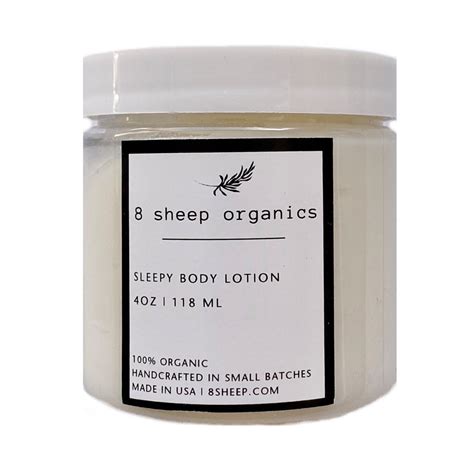 8 Sheep Organics Sleepy Body Lotion | Magnesium Body Lotion — NURTURED 9