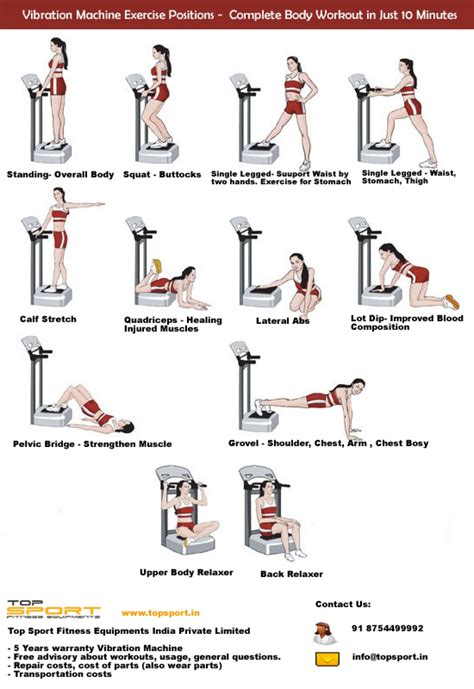 Vibration Plate Exercises for Total Body Workout (With Resistance ...