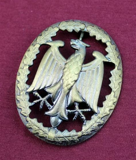 GENUINE GERMAN ARMY Bundeswehr Bronze Military Proficiency Badge £9.50 ...