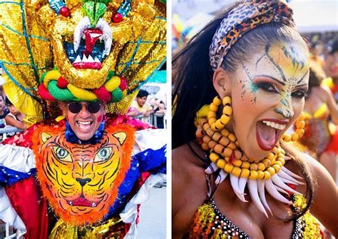 Vibrant Barranquilla Carnival Costumes