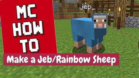 How to Make a Rainbow Sheep in Minecraft