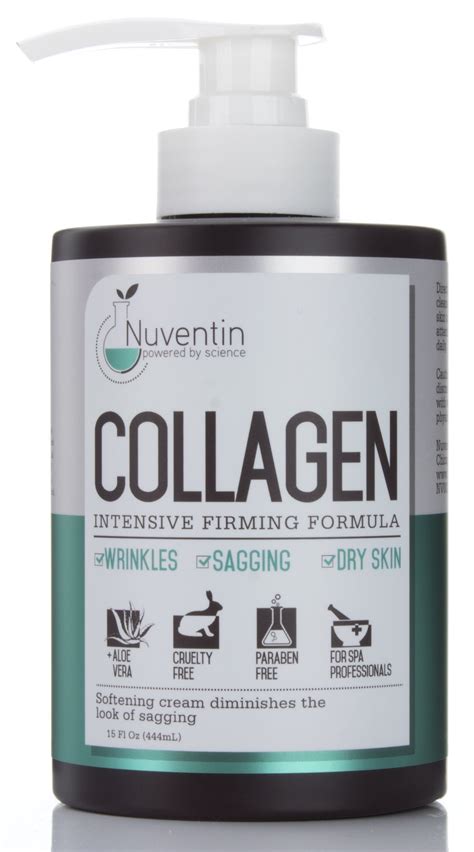 Nuventin Collagen Cream for Wrinkles, Sagging Skin, and Dry Skin ...