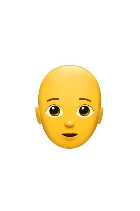 🧑‍🦲 Person: Bald Emoji | Emoji, Bald man, Man