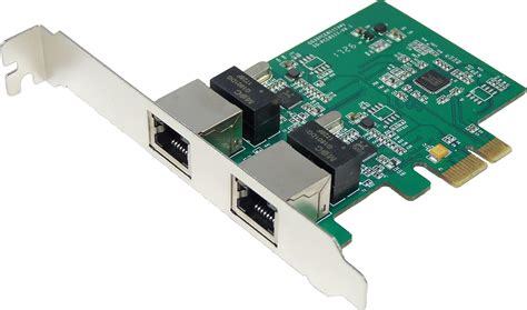 Tarjeta de red Gigabit Ethernet PCI Express 10/100/1000 Mbps - 2 Puerto ...