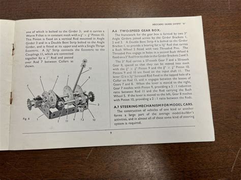 Vintage Meccano Gears Outfit A, 1949, Complete in Original Box with ...
