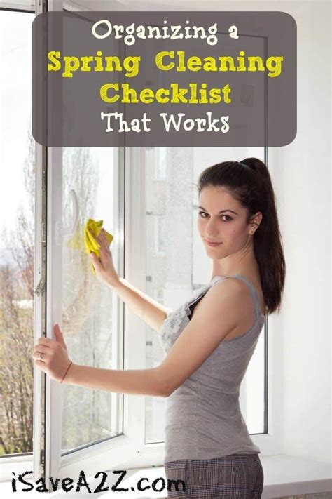 Organizing a Spring Cleaning Checklist That Works - iSaveA2Z.com