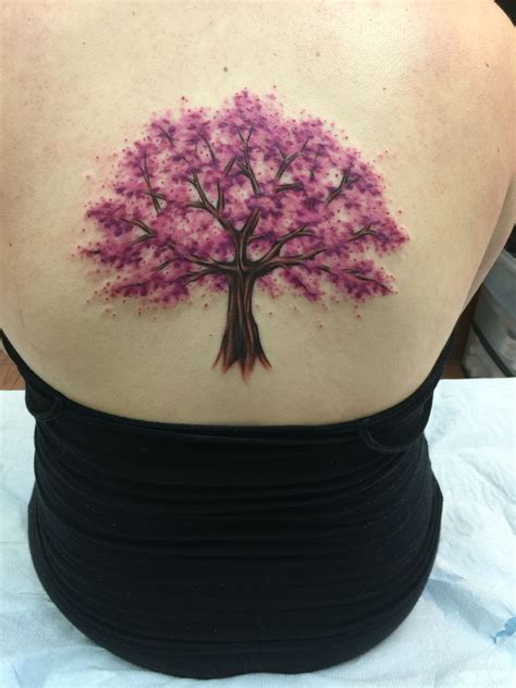 Details 70+ cherry blossom tree back tattoo latest - in.cdgdbentre