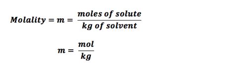 Molality: Definition & Formula - Video & Lesson Transcript | Study.com