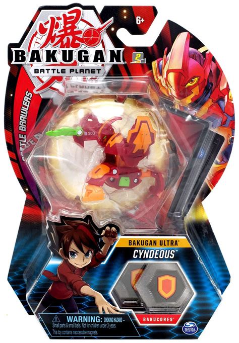 Buy Bakugan Ultra, Pyrus Cyndeous, 3-inch Tall Collectible Transforming ...