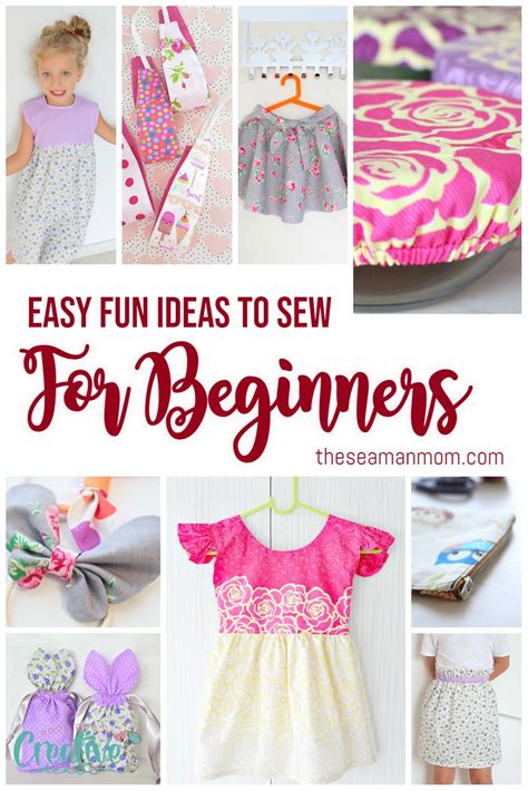 Easy and Fun Beginner Sewing Projects - Easy Peasy Creative Ideas