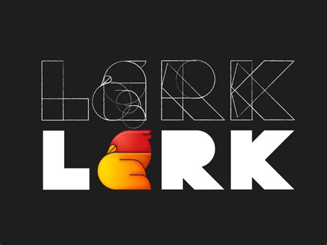 Lark logo design by Jon Rodenhiser on Dribbble