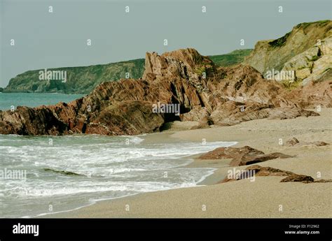 south Milton Sands Thurleston South Devon Stock Photo - Alamy