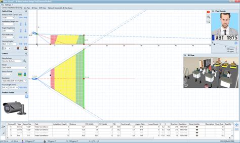 CCTV Field of View Calculation