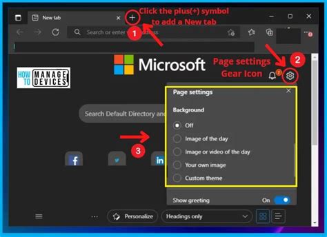 How To Customize Background In Microsoft Edge Browser On Windows | Page ...