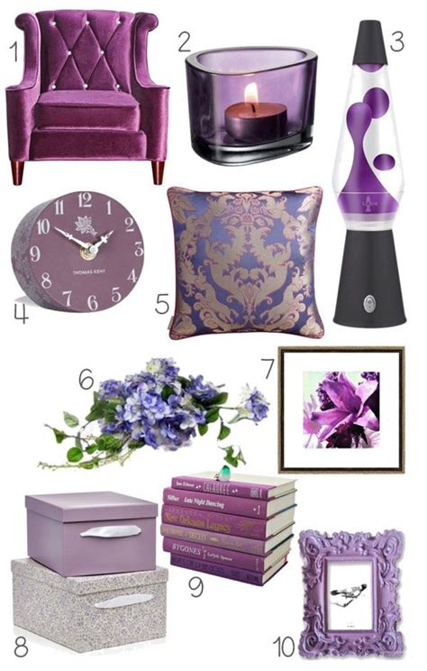 10 Purple Accessories for Your Bedroom_Aquila Style | Purple living ...