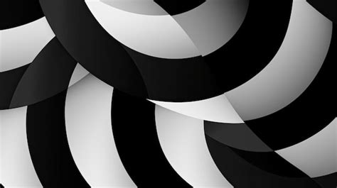 Premium Photo | Black and white minimalist abstract geometric pattern ...