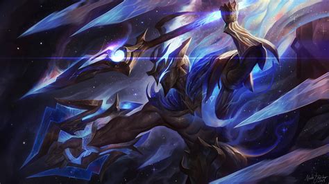 Artist creates amazing Cosmic Emperor Pantheon and Abyssal Star Aatrox ...