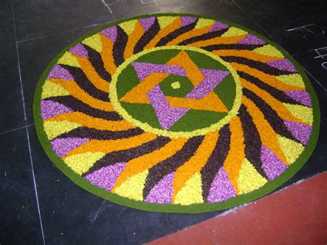 Rangoli Designs with Flowers - Rangoli | Flower Rangoli | Pookalam