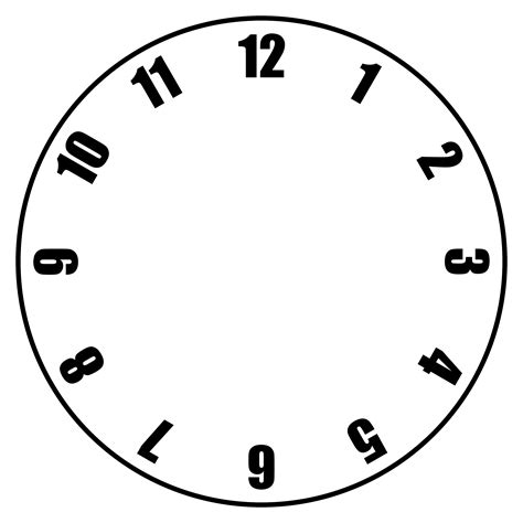 Analog Clock Pattern - ClipArt Best