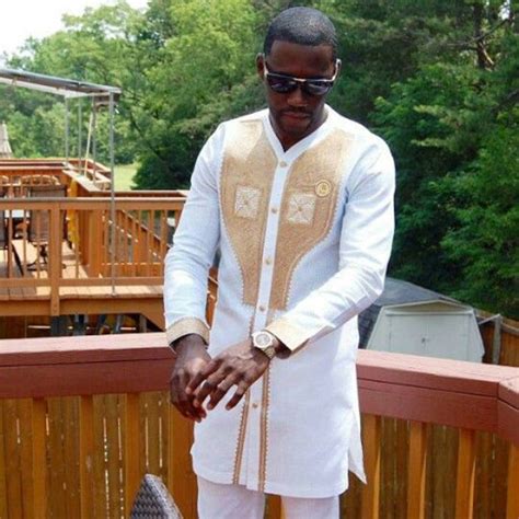 White With Gold Suit, African Men's Outfit, African Men Suit, Wedding ...