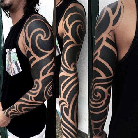 75 Tribal Arm Tattoos For Men | Tribal arm tattoos, Arm tattoos for ...