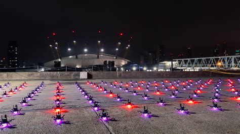 A look behind London's huge New Year's drone light show - DroneDJ