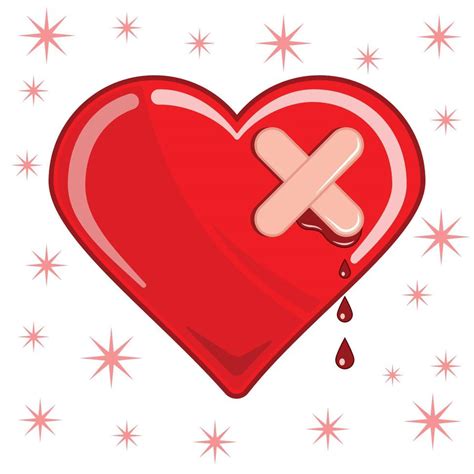 Wounded Heart Vector Art, Icons, and Graphics for Free Download