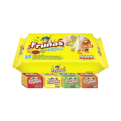 Frunas Original - Soft Candy (Strawberry, Lemon, Orange, Fruity) - Box ...