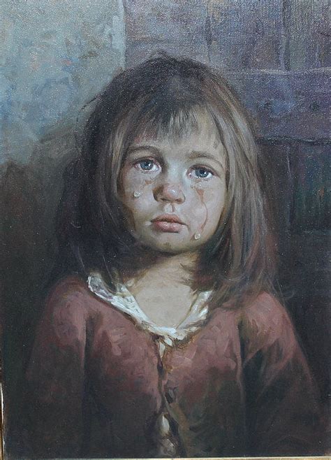 Crying Girl Painting at PaintingValley.com | Explore collection of ...