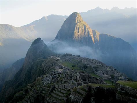 Sunrise over Machu Picchu Photograph by Elizabeth Hardie | Fine Art America