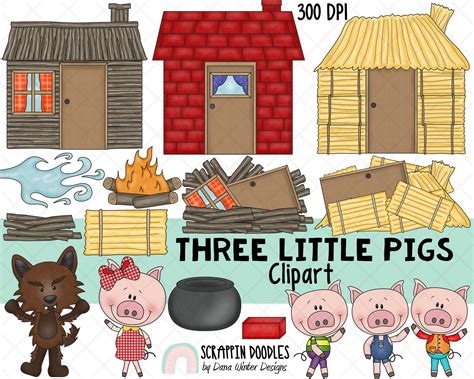 Three Little Pigs Houses