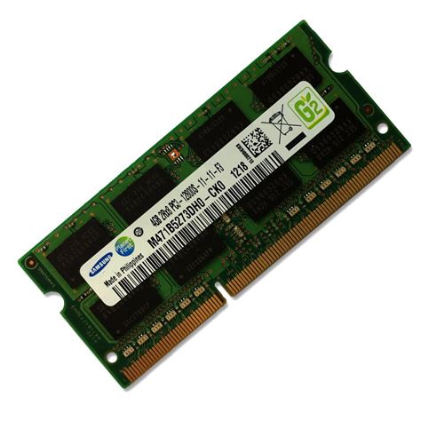 Malaysia Samsung 4GB DDR3 PC3 12800 1600MHz 204 Pin Memory Module RAM ...