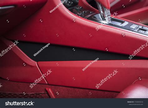 Interior Modern Red Luxury Sport Car Stock Photo 1733059310 | Shutterstock