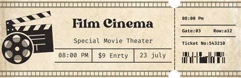 Movie Ticket Template