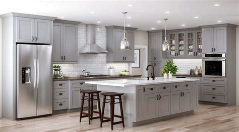 Create & Customize Your Kitchen Cabinets Tremont Base Cabinets in Pearl ...