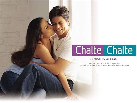 Rani Mukherjee & Shahruhk Kan in Chalte Chalte | Bollywood posters ...