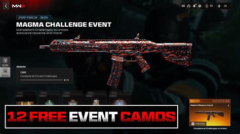 The 12+ NEW Camo Event Challenges in MW3… (NEW Early Gameplay Showcase ...